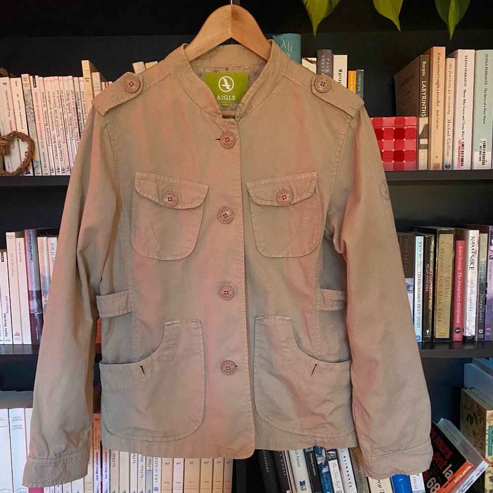 AIGLE linen & cotton jacket, size 44